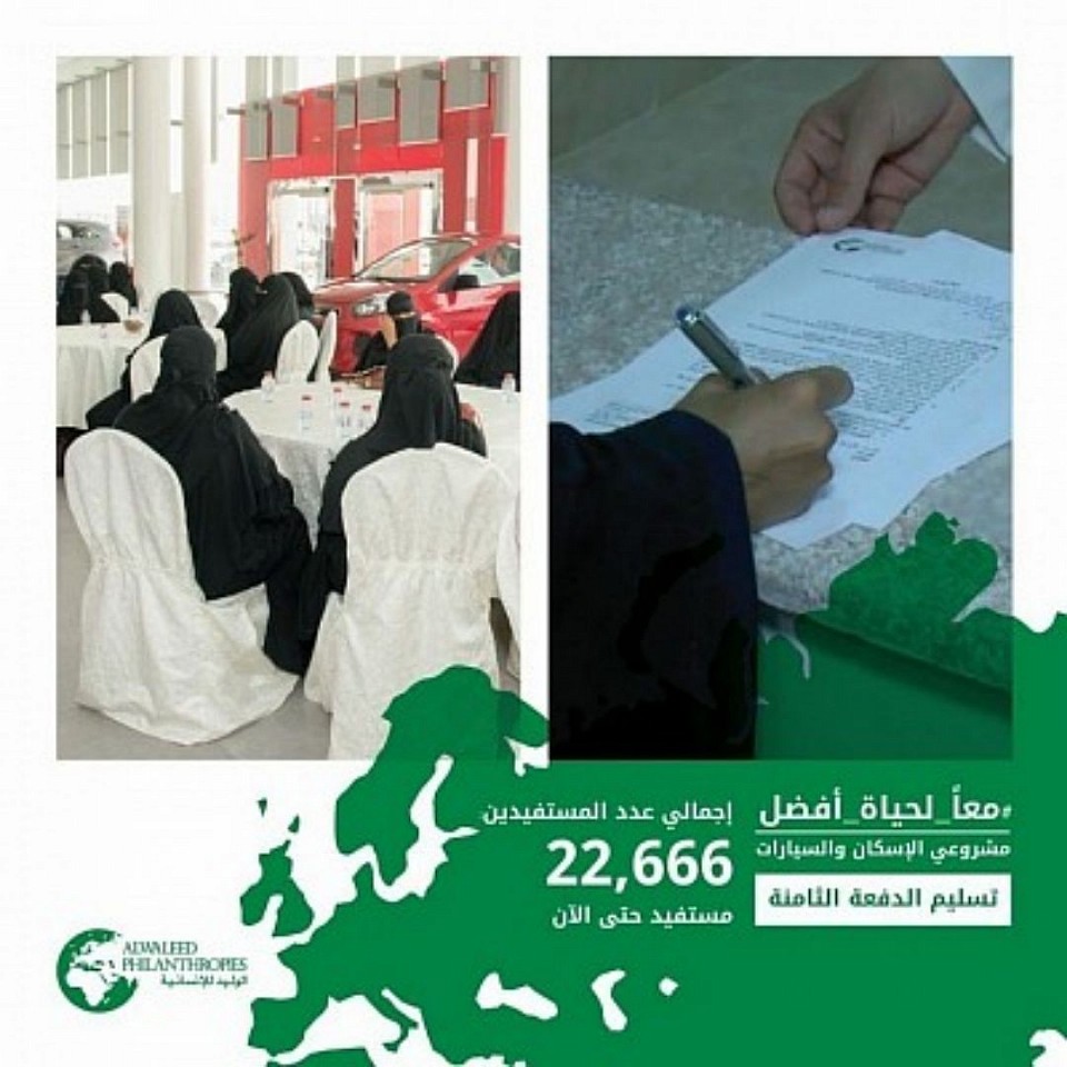 مؤسسة الوليد للإنسانية، أعلن عن تسليم الدفعة الثامنة والإعلان عن الدفعة التاسعة من 